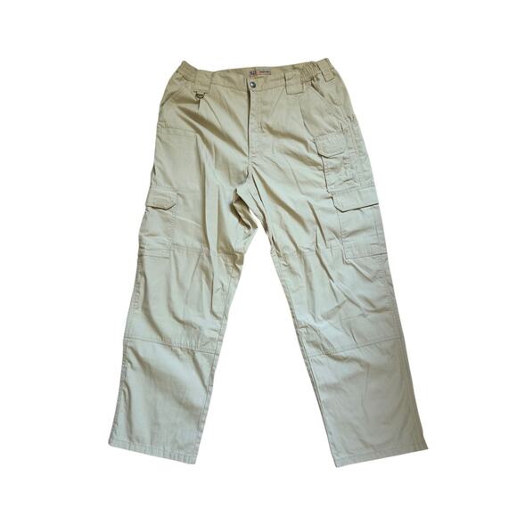 5.11 Tactical Taclite Pro Khaki Ripstop Utility Cargo Pants 74273 Men's 36x30 - Picture 1 of 13